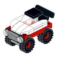 Набор LEGO MOC-89586 Mini Monster Truck