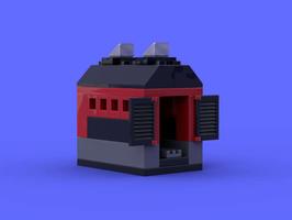 Набор LEGO Micro Train Shed