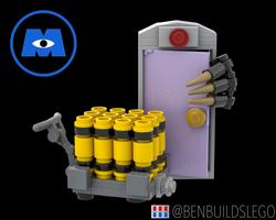 Набор LEGO MOC-90213 Monsters Inc.
