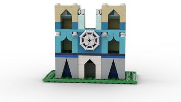 Набор LEGO MOC-90246 10696 Notre Dame cathedral