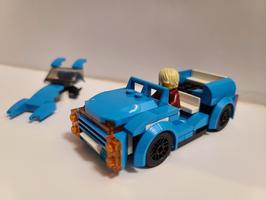 Набор LEGO MOC-90390 60285 OLDTIMER 4X4 CAR with SPACESHIP