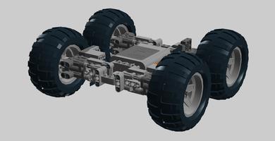 Набор LEGO MOC-90576 Fast Simple RC Car