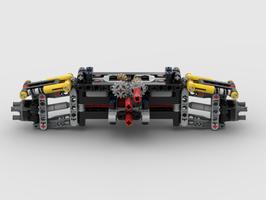 Набор LEGO MOC-90695 Off road column with adaptive suspension, steering and drive