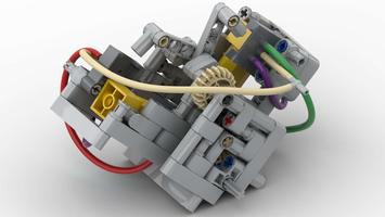 Набор LEGO V2 pneumatic engine
