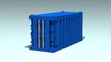 Набор LEGO MOC-91153 Shipping Container 20 ft - 16 stud