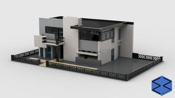 Набор LEGO MOC-91167 Modern Mansion