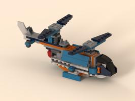 Набор LEGO MOC-91220 Double propeller helicopter (31099)