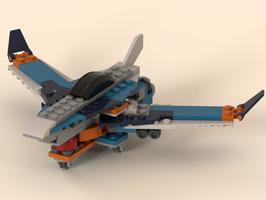 Набор LEGO MOC-91318 Stealth jet (31099)