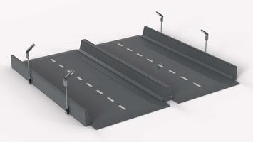 Набор LEGO MOC-91347 4 Lane Wide Highway