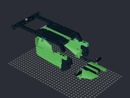 Набор LEGO MOC-91405 Trophy Truck (Body)