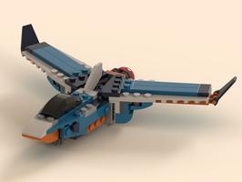 Набор LEGO MOC-92341 Y form plane (31099)