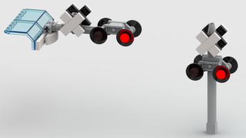 Набор LEGO US-Style Raillroad Crossing Signals