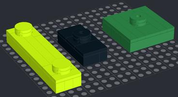 Набор LEGO Big jumper plates