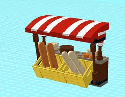 Набор LEGO Market Stand Bakery Geback