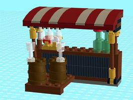 Набор LEGO MOC-93249 Market Stand Bier and Wine