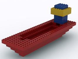 Набор LEGO Ship with 2 x 4 Bricks