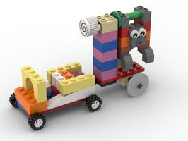 Набор LEGO MOC-93706 10712-Monkey Car