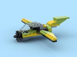 Набор LEGO MOC-93769 31092-Propeller Plane
