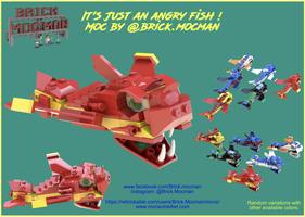 Набор LEGO MOC-94415 Angry Dragon Fish (FREE)