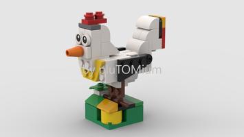 Набор LEGO MOC-94673 Rooster (LEGO 11012 Alternate)