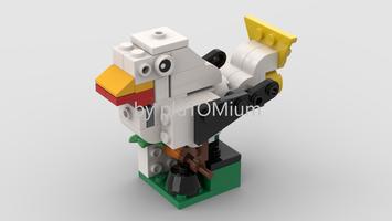 Набор LEGO MOC-94738 Seagull (LEGO 11012 Alternate)