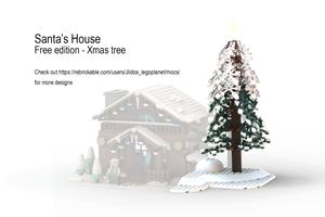 Набор LEGO MOC-94906 Santa^s House - Xmas Tree (Free version)