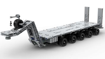 Набор LEGO MOC-95000 M1000 semi trailer for Oshkosh HET M1070