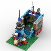 Набор LEGO MOC-95012 10698 COSMODROME and ROCKET