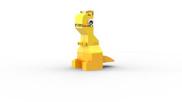 Набор LEGO MOC-95163 11013 Dinosaur yellow
