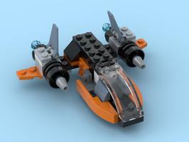 Набор LEGO MOC-95281 31111 - Lockheed SR-71 Blackbird