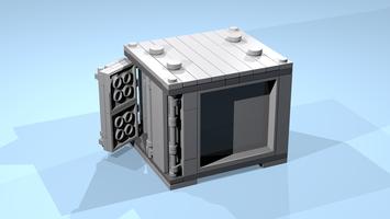 Набор LEGO 10-Feet Container (8 studs wide)