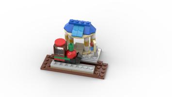 Набор LEGO MOC-95474 11005 Train station