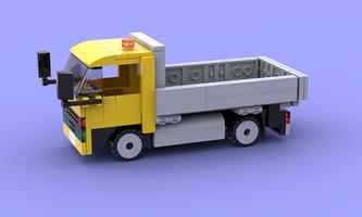 Набор LEGO MOC-95735 min truck flatbed