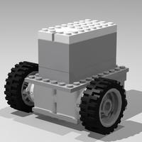Набор LEGO MOC-95793 Mini Robot (Train Hub)