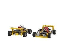 Набор LEGO MOC-95874 Studless 8225-1 - Super Kart