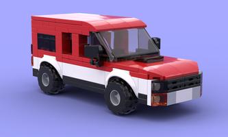 Набор LEGO MOC-96268 SUV build