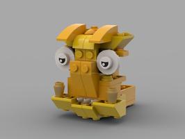 Набор LEGO MOC-96468 Yellow Ogre Head (11013 Alternate)