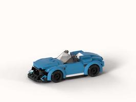 Набор LEGO MOC-96500 Blue car
