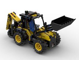 Набор LEGO MOC-97055 Backhoe Loader