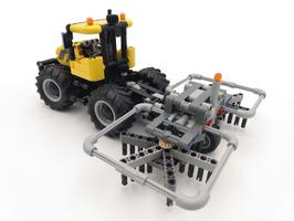 Набор LEGO MOC-97247 Rotary Rake - PTO-driven agricultural implement