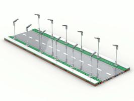 Набор LEGO LM MILS city road plate system - Striaght