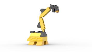 Набор LEGO MOC-97502 10698 Yellow dinosaur