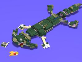 Набор LEGO Diplocaulus with fish