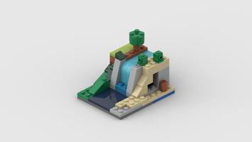 Набор LEGO Waterfall Mini Landscape