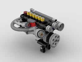 Набор LEGO MOC-97944 Lego Technic 2JZ