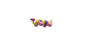 Набор LEGO MOC-98240 10696 Striped dinosaur