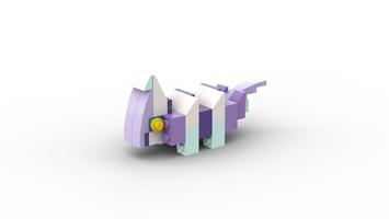 Набор LEGO MOC-98262 10696 Lavender dinosaur