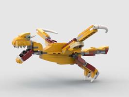 Набор LEGO MOC-98451 Blunt Headed Dragon