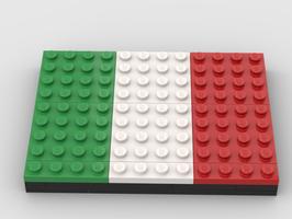 Набор LEGO Italian Flag (Bricks or Tiles)