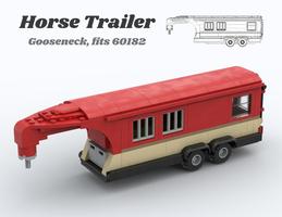 Набор LEGO MOC-99379 Gooseneck Horse Trailer